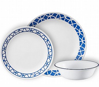    18  CORELLE - Cobalt Circles